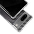 Black Carbon Fiber Specialty Texture Material Google Pixel 8a Clear Case